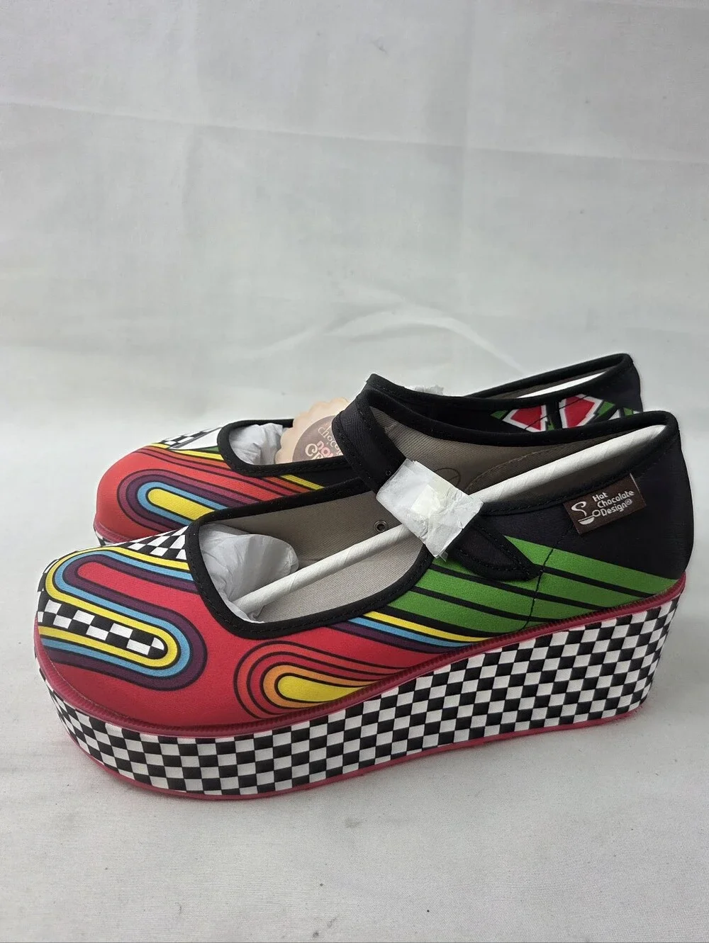 Hot Chocolate Design Chocolaticas 1980s Mary Jane Platforms Size 7
